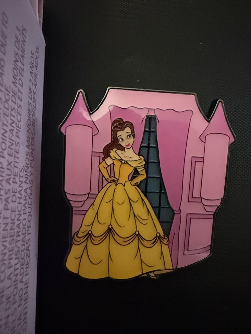 Disney Princess belle Castle Pin